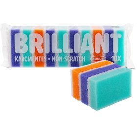 BONUS Brilliant karcmentes mosogatószivacs 10db