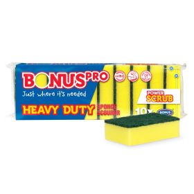 BONUS PRO Heavy-Duty HoReCa mosogatószivacs 10 db