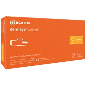   Mercator Medical Dermagel Coated allergénmentes latex kesztyű