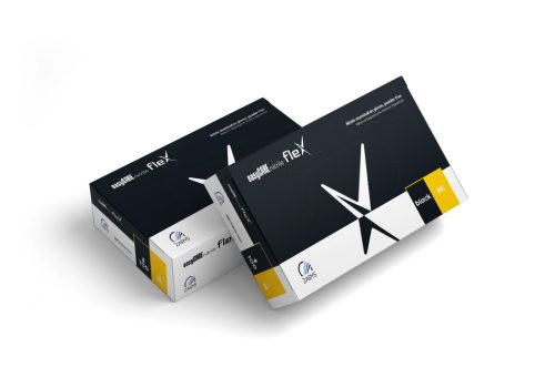 easyCARE Flex fekete színű púdermentes nitril vizsgálókesztyű