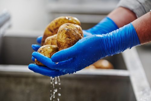 Mercator Gogrip Long Blue prémium nitril kesztyű