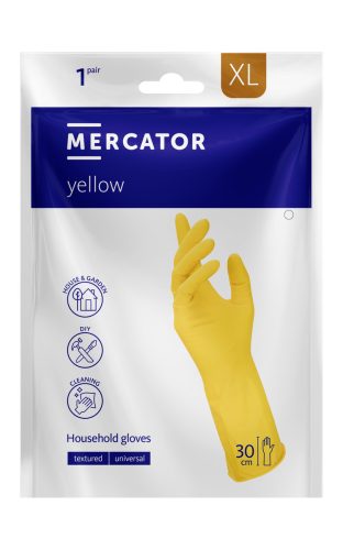 Mercator Yellow háztartási kesztyű XL