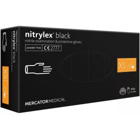 Mercator Nitrylex Black nitril kesztyű
