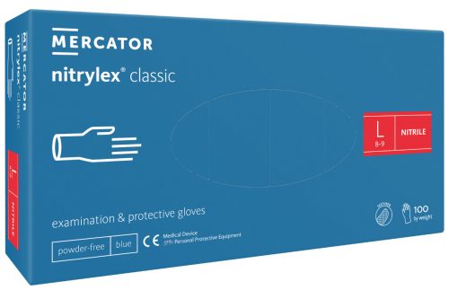 Mercator Medical Nitrylex Classic Blue L