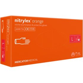 Mercator Medical Nitrylex Orange narancs nitril kesztyű