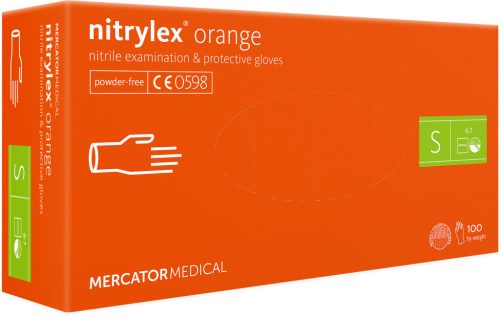 Mercator Medical Nitrylex Orange narancs nitril kesztyű