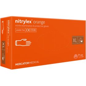 Mercator Medical Nitrylex Orange narancs nitril kesztyű
