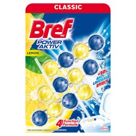 BREF Power Aktiv WC tisztító golyó 3x50gr Juice Lemon