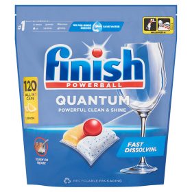   Finish Quantum Powerball All in 1 mosogatógép kapszula Lemon 120 db