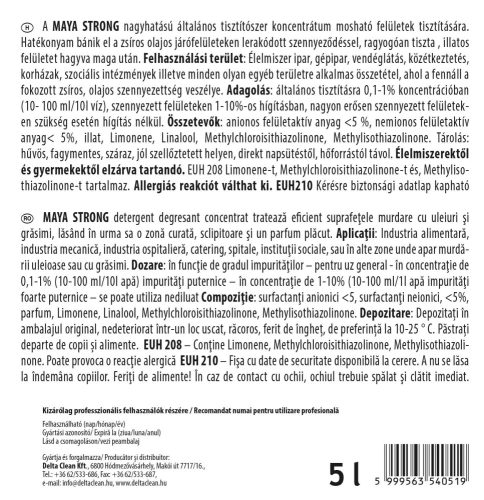 Maya Strong padló- és felülettosztító koncentrátum