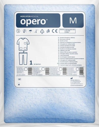 Opero Műtös zsilipruha zöld