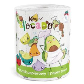   Háztartási papírtörlő 3 rétegű, 200 lap, cellulóz, Avocado