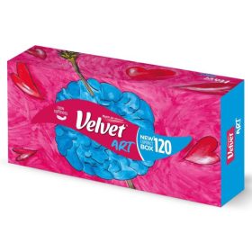 Velvet Art 3 rétegű 120 db-os dobozos papírzsebkendő