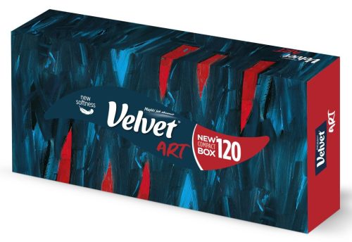 Velvet Art 3 rétegű 120 db-os dobozos papírzsebkendő