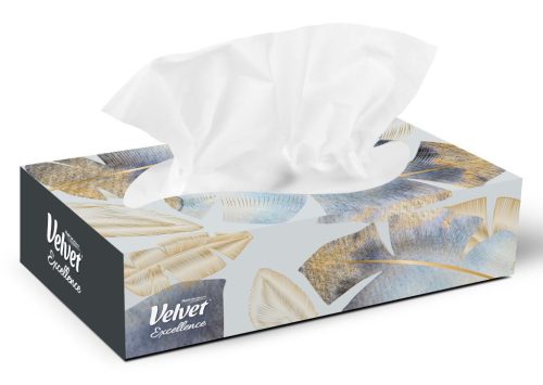 Velvet Excellence 4 rétegű 90 db-os dobozos papírzsebkendő