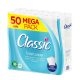 Velvet Classic 3 rétegű, 100% cellulóz háztartási toalettpapír, 50 tekercs/csomag