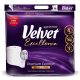 Velvet Excellence Premium 4 rétegű, 100% cellulóz háztartási toalettpapír, 9 tekercs/csomag