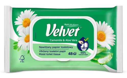 Velvet Kamilla Nedves Toalettpapír, törlőkendő